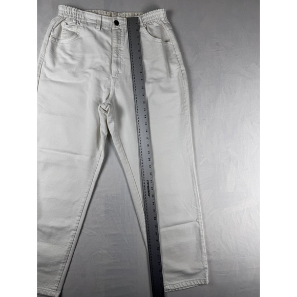 Lee White Elastic Waist Jeans‎ / Pants - Picture 5 of 8